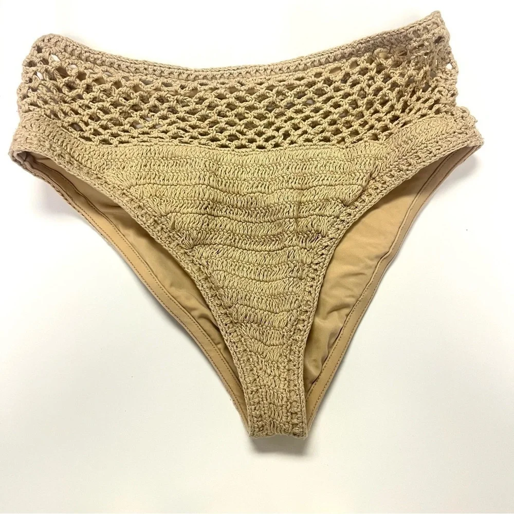 2/$30 Beach Riot x Revolve Brinley Bikini Bottom – Tan – Women’s Size Small